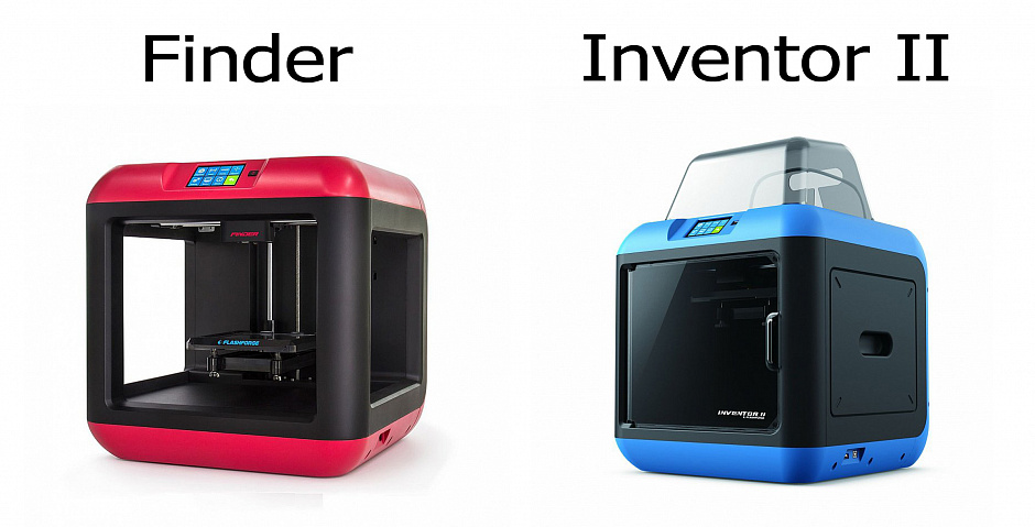 Обзор Flashforge Finder vs Flashforge Inventor II