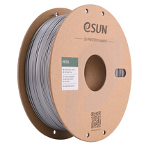 Катушка PETG-пластика ESUN 1.75 мм 1кг., серебристый (PETG175SS1/PETG175S1P1)