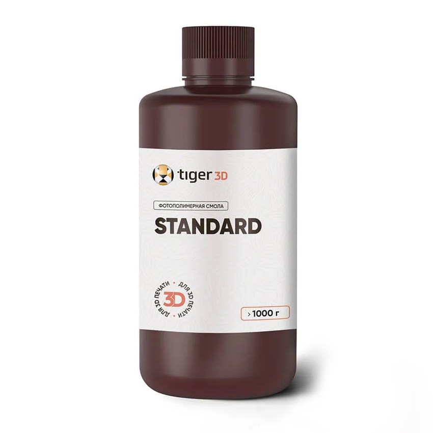 Фотополимерная смола Tiger 3D Standard Resin, прозрачная (1 кг)