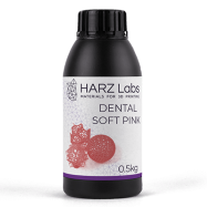 Фотополимерная смола HARZ Labs Dental Pink Soft, розовый (500 гр)
