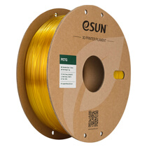 Катушка PETG-пластика ESUN 1.75 мм 1кг., полупрозрачная желтая (PETG175T-Y1P1)