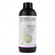 Фотополимерная смола HARZ Labs Dental Yellow Clear PRO, прозрачный желтый (1000 гр)