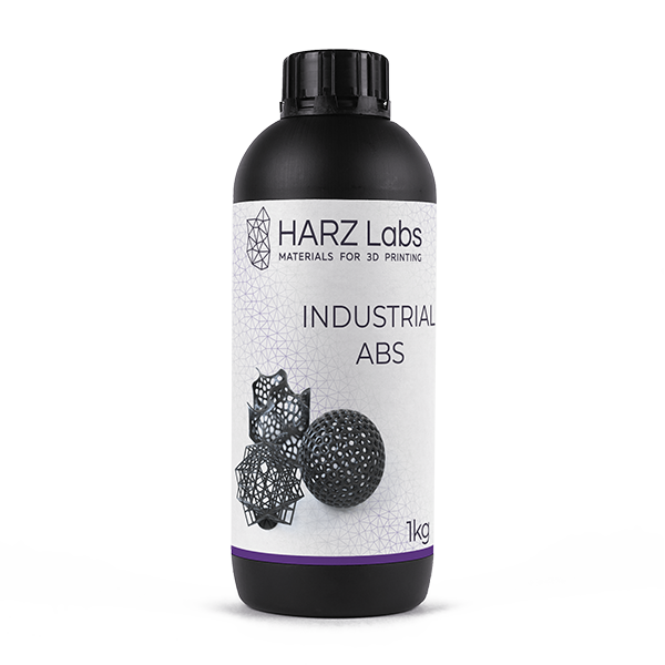 Фотополимерная смола HARZ Labs Industrial ABS Resin, черный (1000 гр)