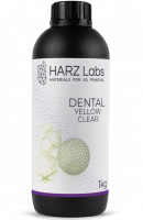 Фотополимерная смола HARZ Labs Dental Yellow Clear, прозрачный желтый (1000 гр)