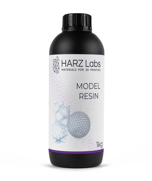 Фотополимерная смола HARZ Labs Model Resin, прозрачный (1000 гр)