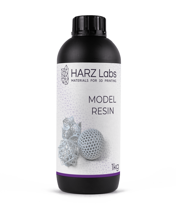 Фотополимерная смола HARZ Labs Model Resin, белый (1000 гр)