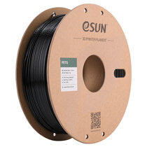Катушка PETG-пластика ESUN 1.75 мм 1кг, черная (PETG175SB1/PETG175B1P1)