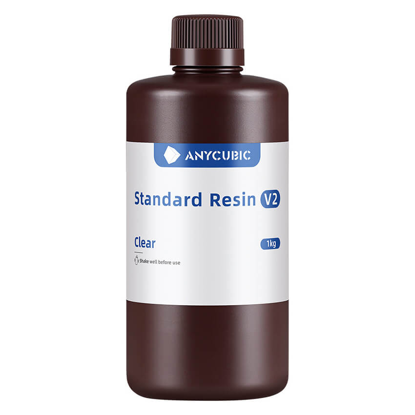 Фотополимерная смола Anycubic Standard V2, прозрачная (1 кг)