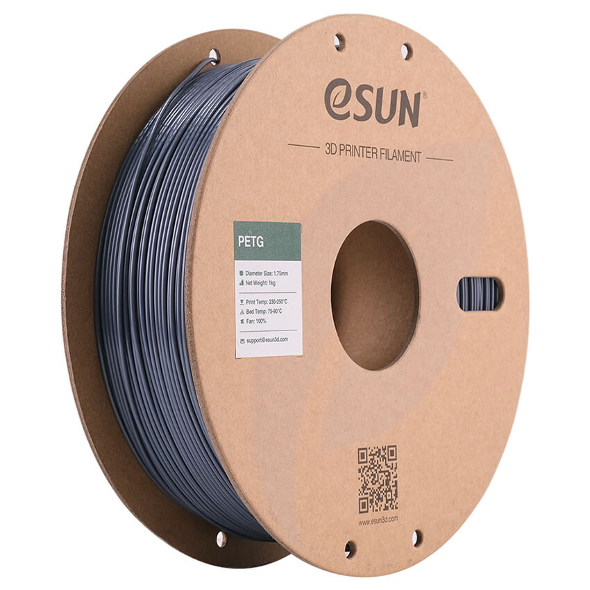 Катушка PETG-пластика ESUN 1.75 мм 1кг., серый (PETG175SH1/PETG175H1P1)
