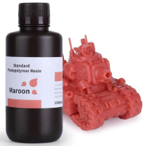 Фотополимерная смола Elegoo Standard Resin, светло-бордовая (1 кг)