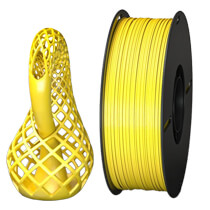 Катушка CR-ABS-пластика Creality 1.75 мм 1кг., желтая (3301020033)