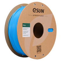 Катушка PLA+ пластика ESUN 1.75 мм 1кг., голубая (PLA+175D1/PLA+175Q-U1P1)