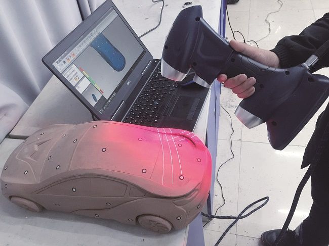 Наглядная демонстрация процесса 3D-сканирования на примере миниатюрной модели авто