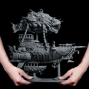 Фотополимер Phrozen Aqua 8K Gray, серый (1 кг)