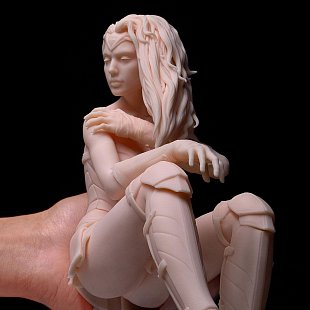 Фотополимерная смола Phrozen Aqua Ivory 4K, слоновая кость, 1 кг.