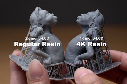 Фотополимерная смола Phrozen Aqua Gray 4K, серая, 1 кг.