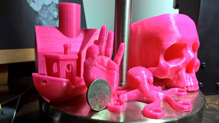3D принтер Wanhao Duplicator i3 v 2.1 в пластиковом корпусе