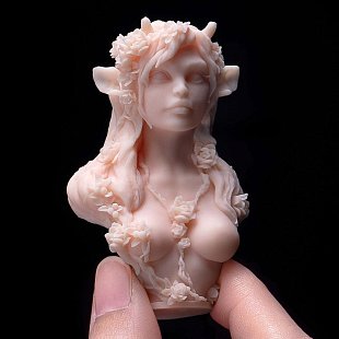 Фотополимерная смола Phrozen Aqua Ivory 4K, слоновая кость, 1 кг.