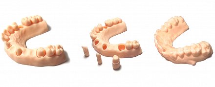 Фотополимерная смола HARZ Labs Dental Peach, персиковый (1000 гр)