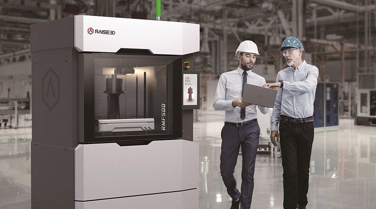 Новинка от Raise3D - широкоформатный 3D-принтер RMF500 для печати материалами, армированными углеродным и стекловолокном