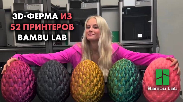3D-ферма из принтеров Bambu Lab или мотивация к действию
