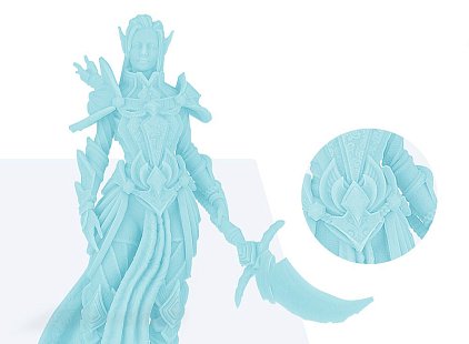 Фотополимерная смола Anycubic Water-Wash Resin +, прозрачная (1 кг)