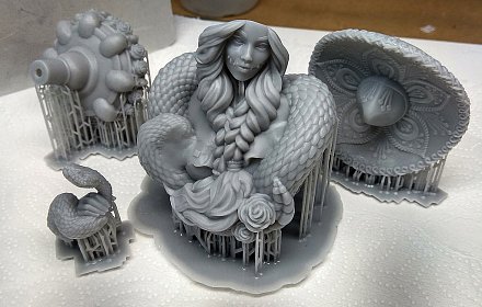 Фотополимер Phrozen ABS-like Matte Gray, серый (1 кг)