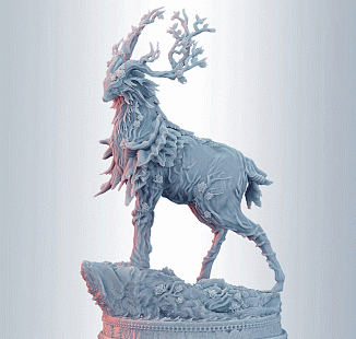 Фотополимерная смола Anycubic Water-Wash Resin +, прозрачная (1 кг)