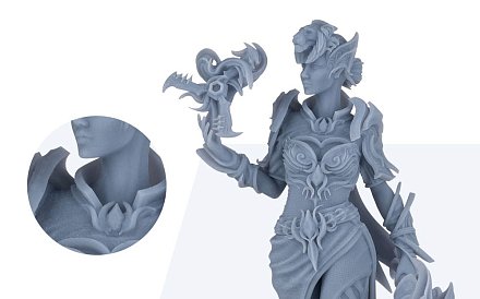 Фотополимерная смола Anycubic Water-Wash Resin +, прозрачная (1 кг)