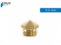Сопло 0,5 мм для 3D принтера Felix 3.0/3.1 (130 026.0)