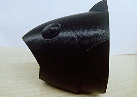 Катушка ABS-FR пластика ESUN 1.75 мм 1кг, черная (ABS-FR175B1Y1)
