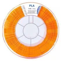 Катушка пластика REC PLA 1.75мм 0,75 кг, оранжевая